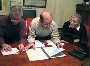 Thorvald Nielösen, Jim Danielsson and Curt Ostwald