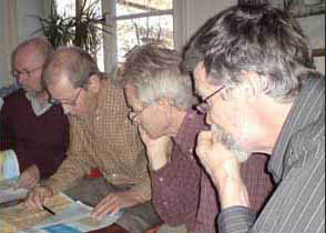 Mats Grindvik, Jim Danielsson, Thorvald Nielssen och Erling Bengtsson — år 2008